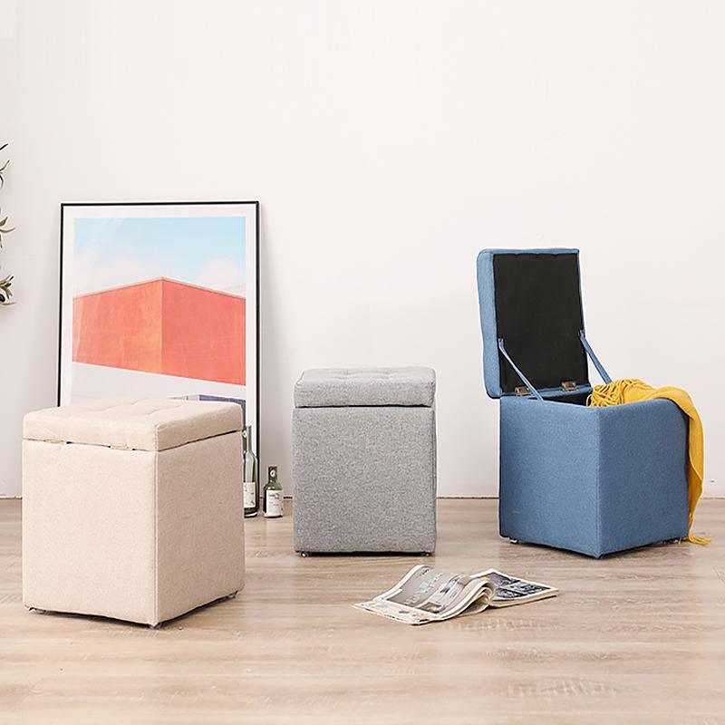 Cube Footstool With Storage - Miola