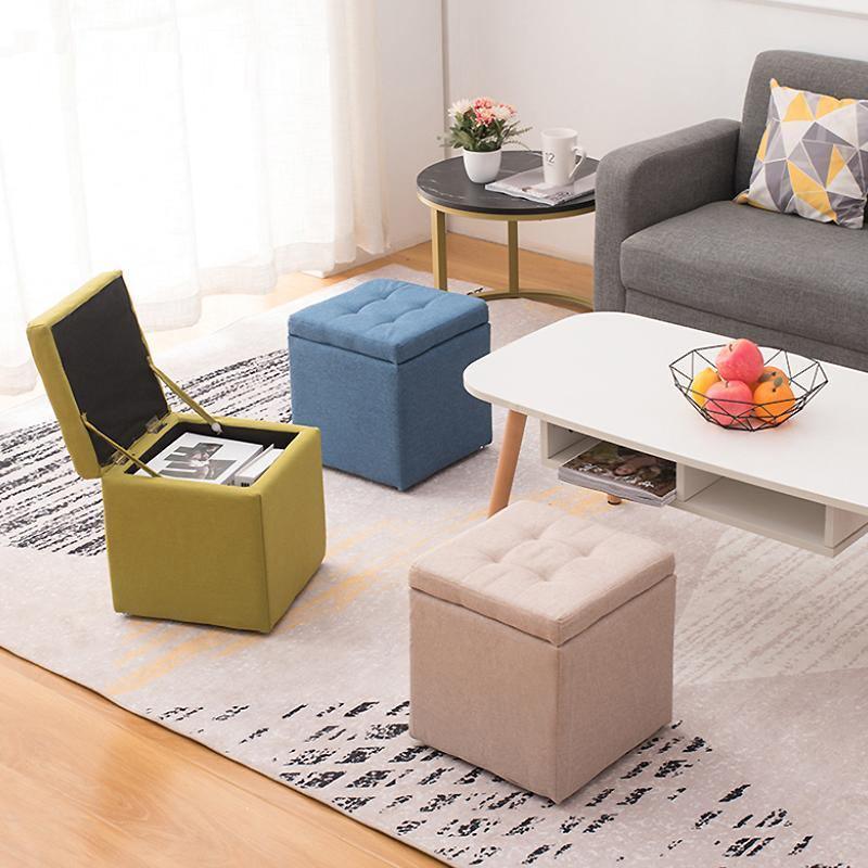 Cube Footstool With Storage - Miola