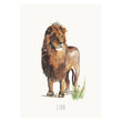 Load image into Gallery viewer, Watercolour Lion Fine Art Print

