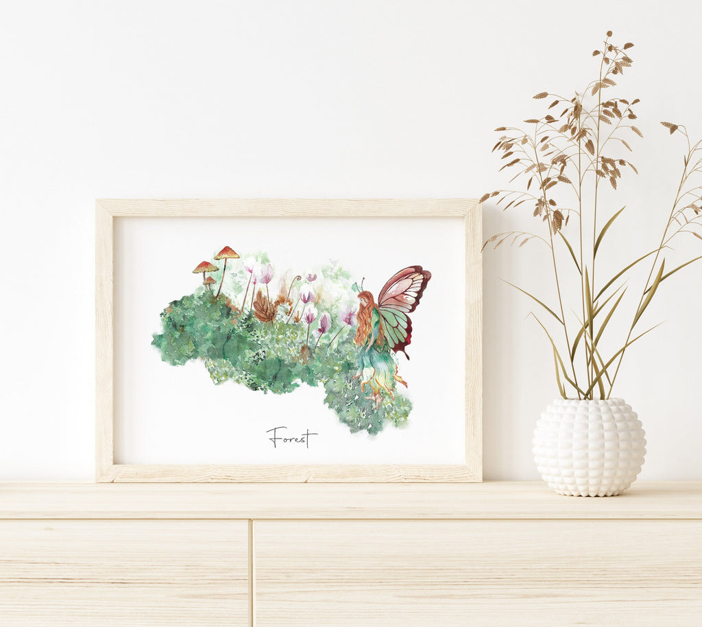 Forest Fairy Fine Art Print