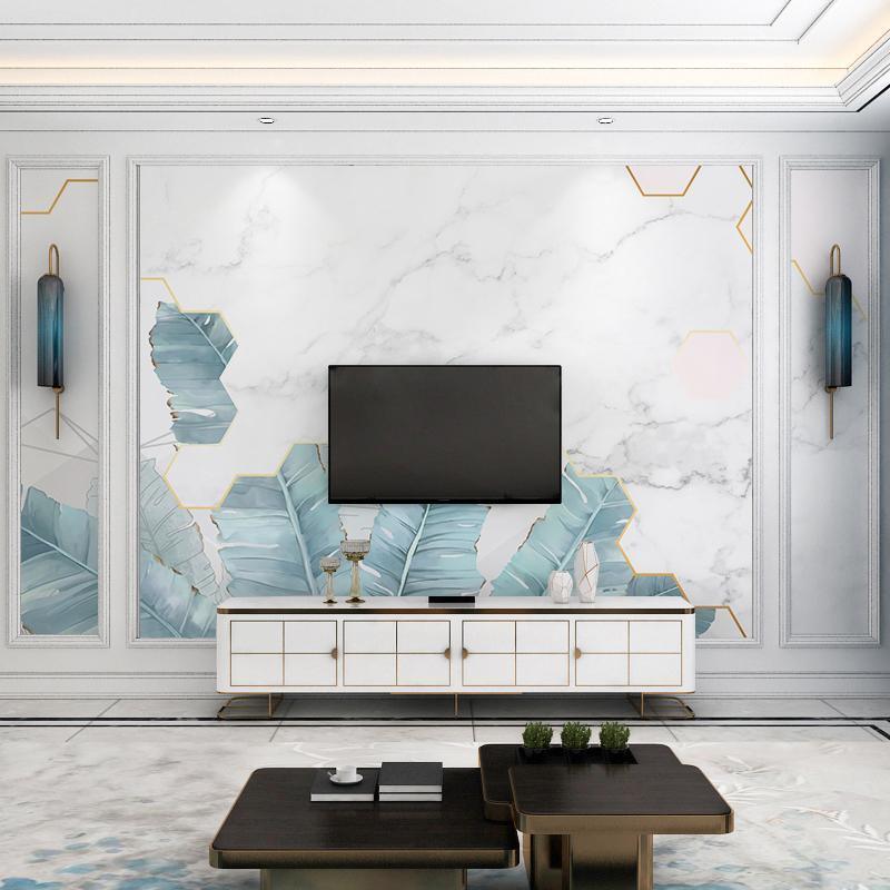 De Stijl Wallpaper, Lotus Leaf - Miola