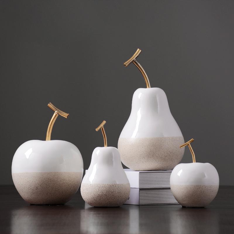Decoration: A Set Of Two Apple and Two Pears - Miola