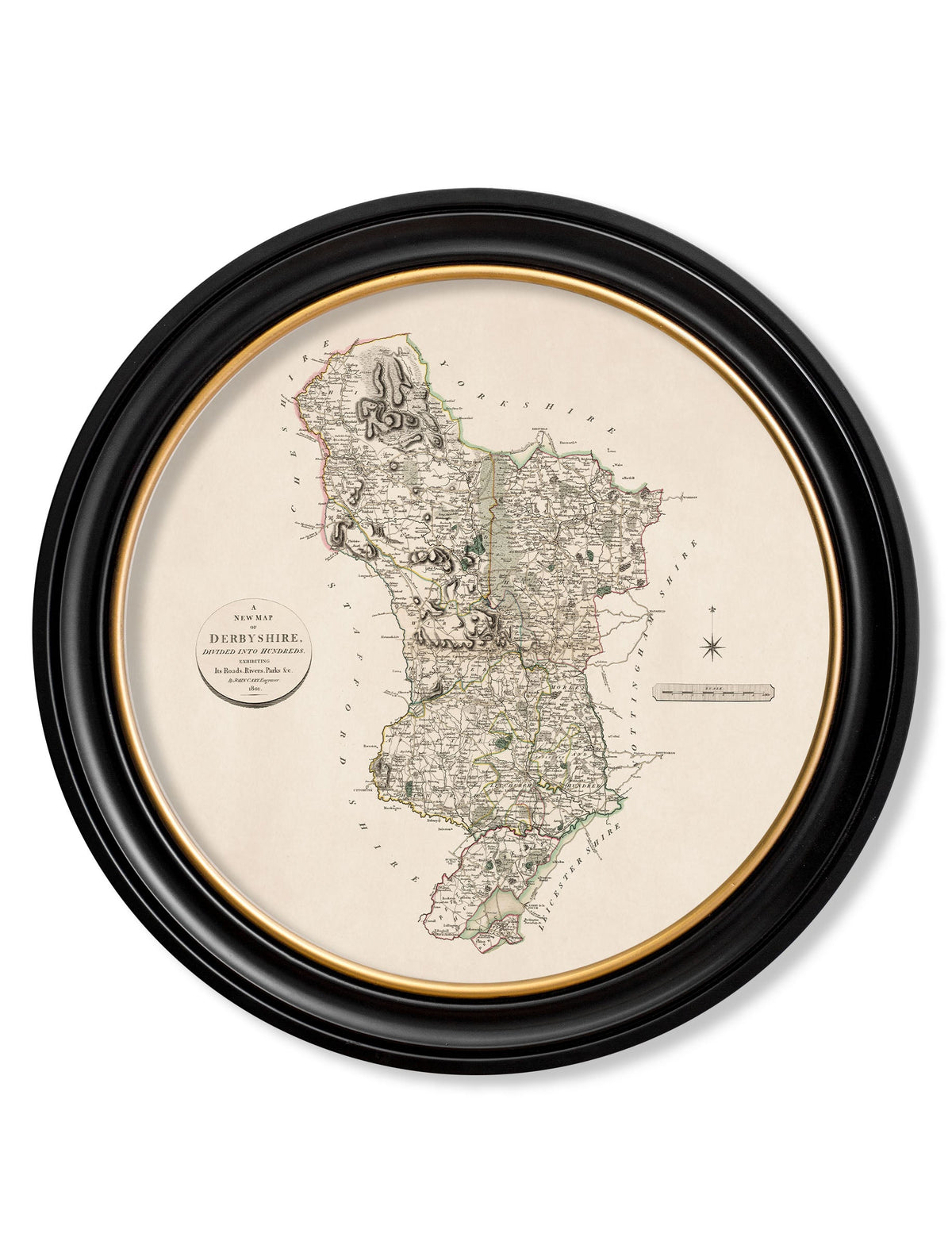 c.1806 County Maps of England - Round