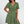 Load image into Gallery viewer, Dot Print Short Sleeve Mini Dress In Green
