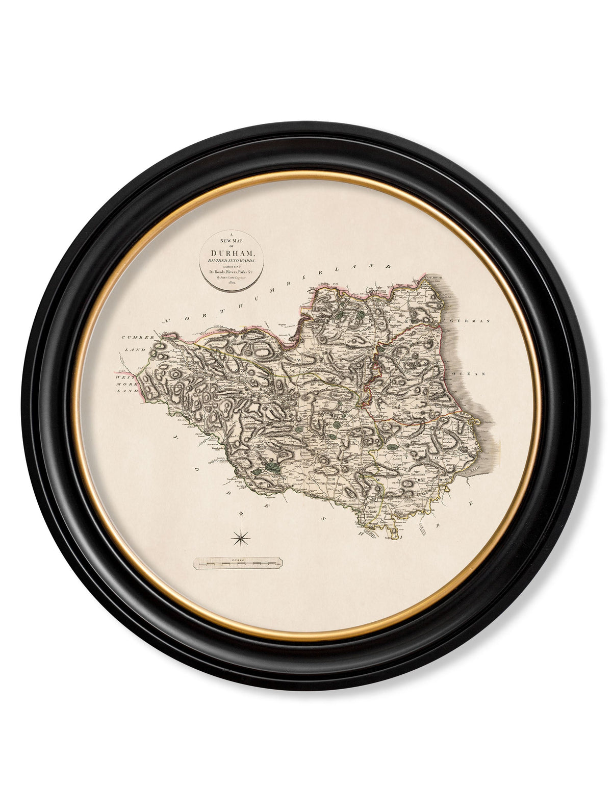 c.1806 County Maps of England - Round