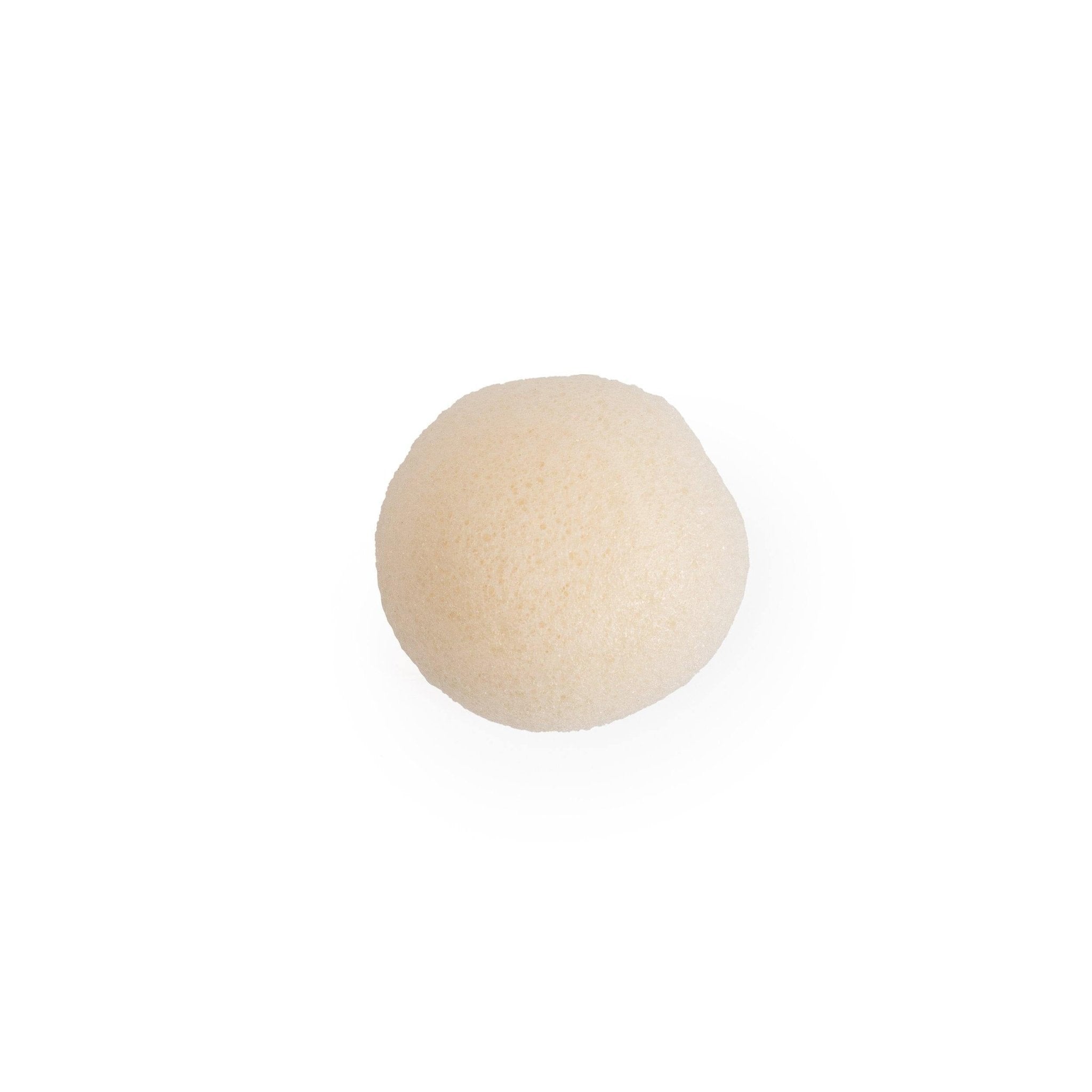 Konjac Sponge Natural White - Natural Exfoliating Sponge for Facial Deep Cleansi - Miola