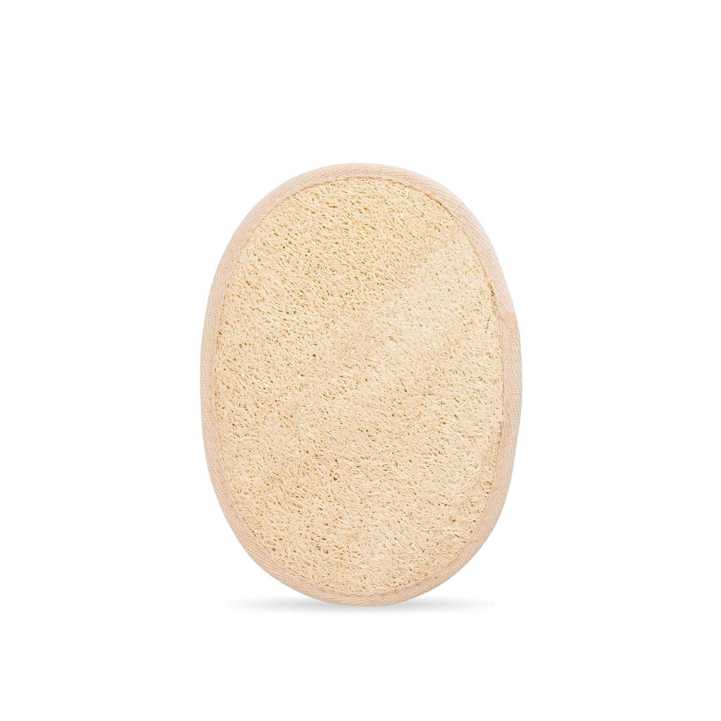 Natural Loofah Pad - Exfoliating Loofah Bath Sponge for Women and Men - Miola