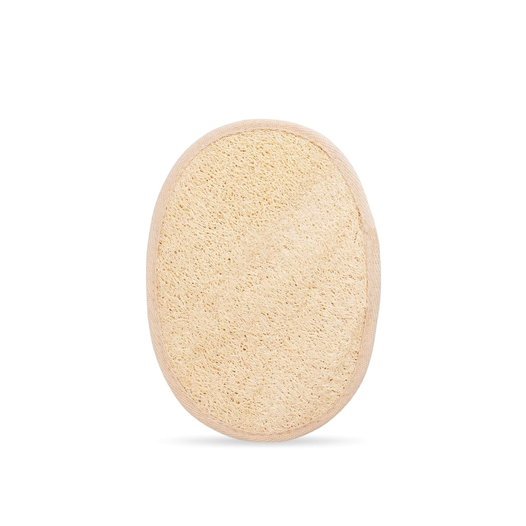 Natural Loofah Pad - Exfoliating Loofah Bath Sponge for Women and Men - Miola