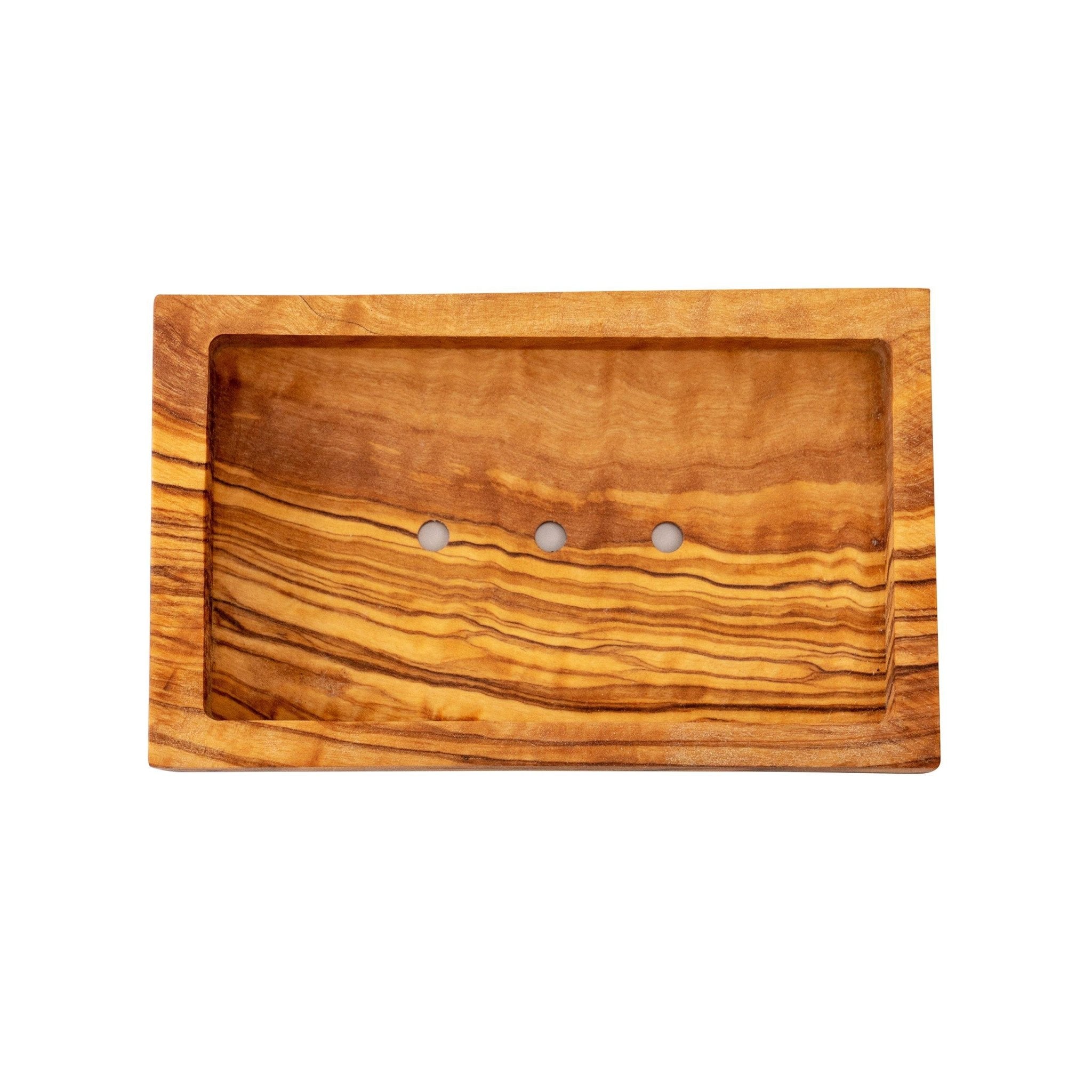 Natural Wooden Soap Dish Collection - Olive Wood and Bamboo Variations, Eco - frie - Miola