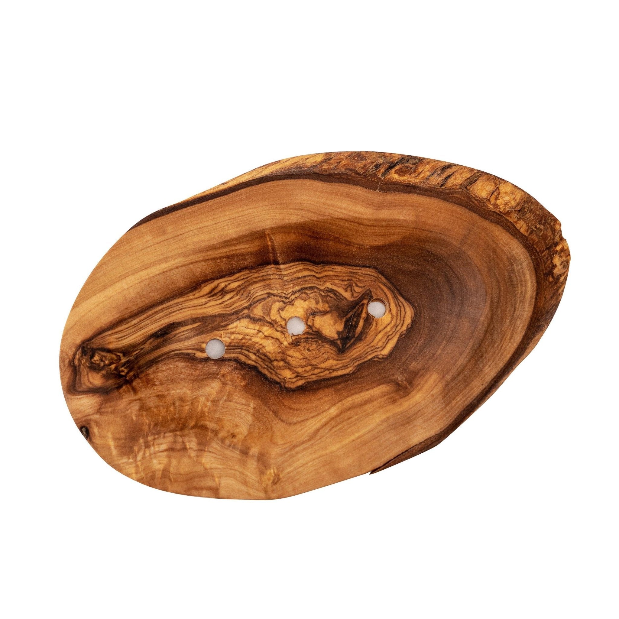 Natural Wooden Soap Dish Collection - Olive Wood and Bamboo Variations, Eco - frie - Miola