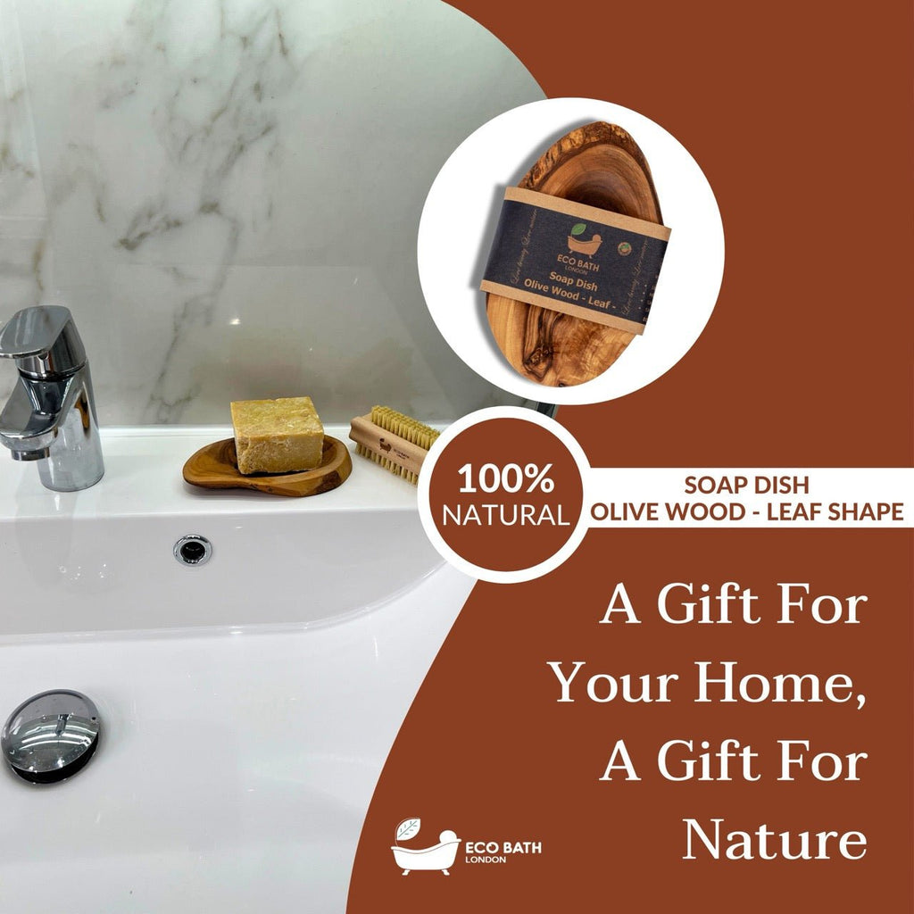 Olive Wood Leaf Soap Dish - Miola