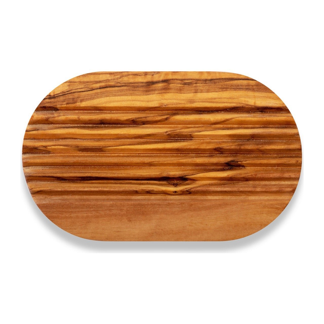 Olive Wood Ridged Soap Dish - Miola