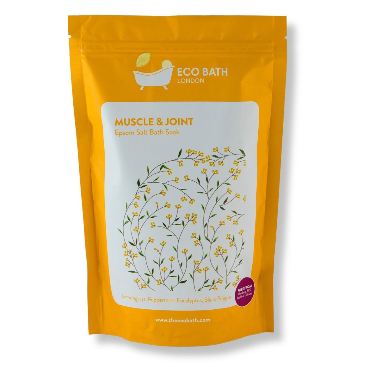 Muscle and Joint Epsom Salt Bath Soak - Pouch | 500g & 1000g - Miola
