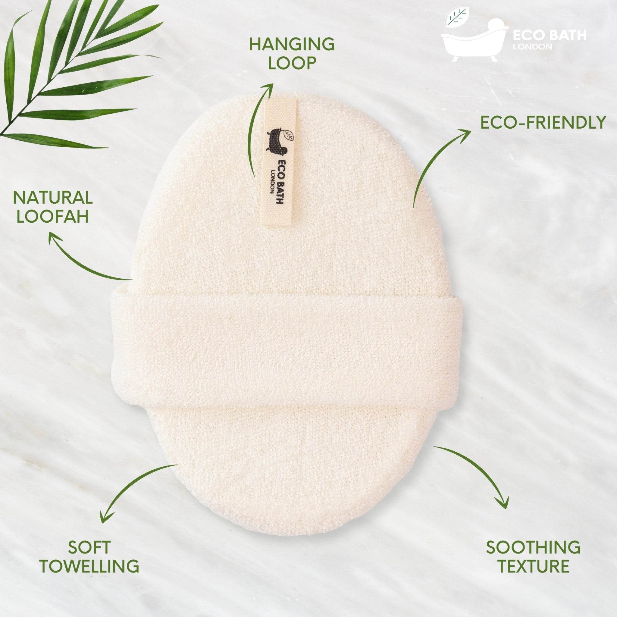 Natural Loofah Bath Scrubber - Miola