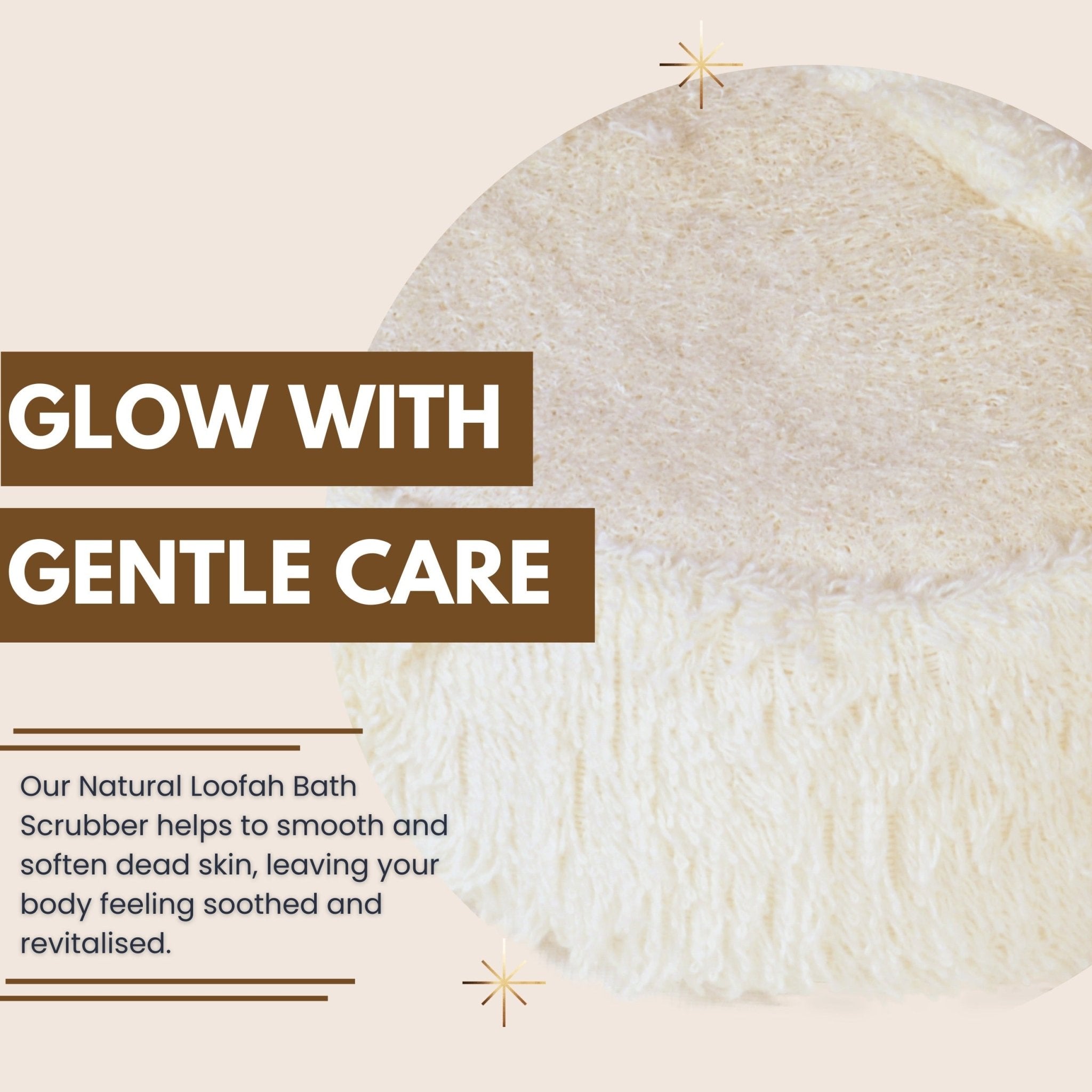 Natural Loofah Bath Scrubber - Miola