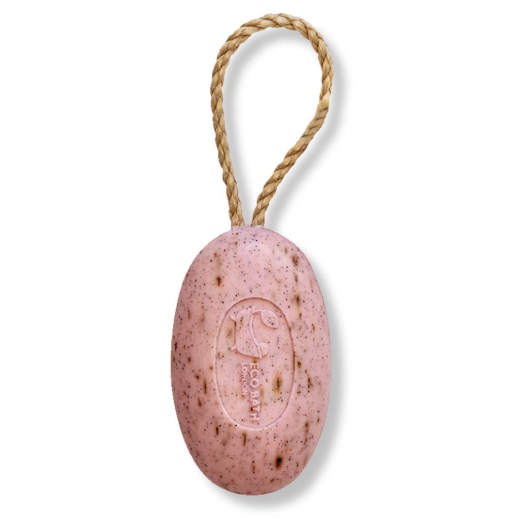Rose Soap on A Rope 220g - Luxurious and Eco Friendly Body Wash Bar with Shea Bu - Miola