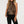 Load image into Gallery viewer, Leopard Print Foil Halter Neck Tie Back Top In Brown

