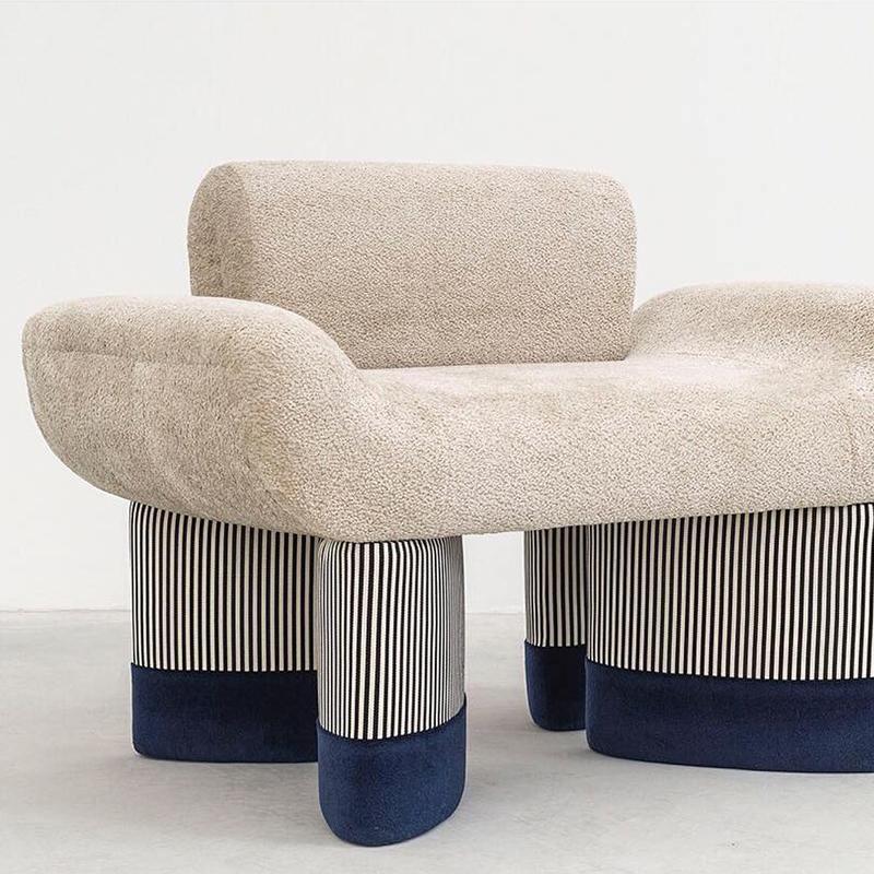 Egle Armchair, Boucle - Miola
