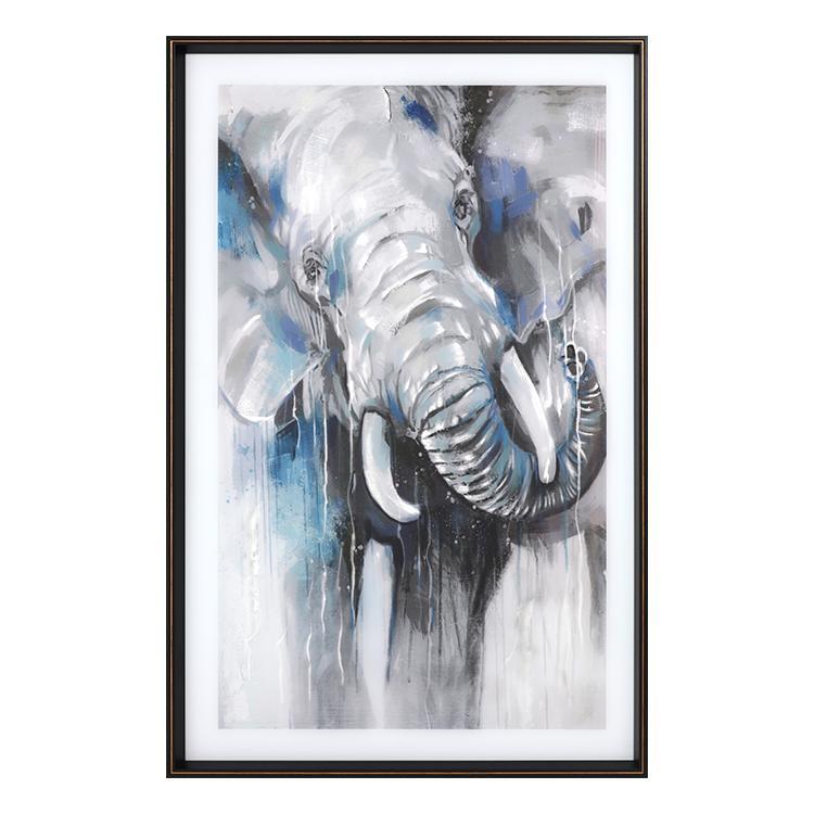 Elephant Framed Wall Art Print 80*120cm - Miola