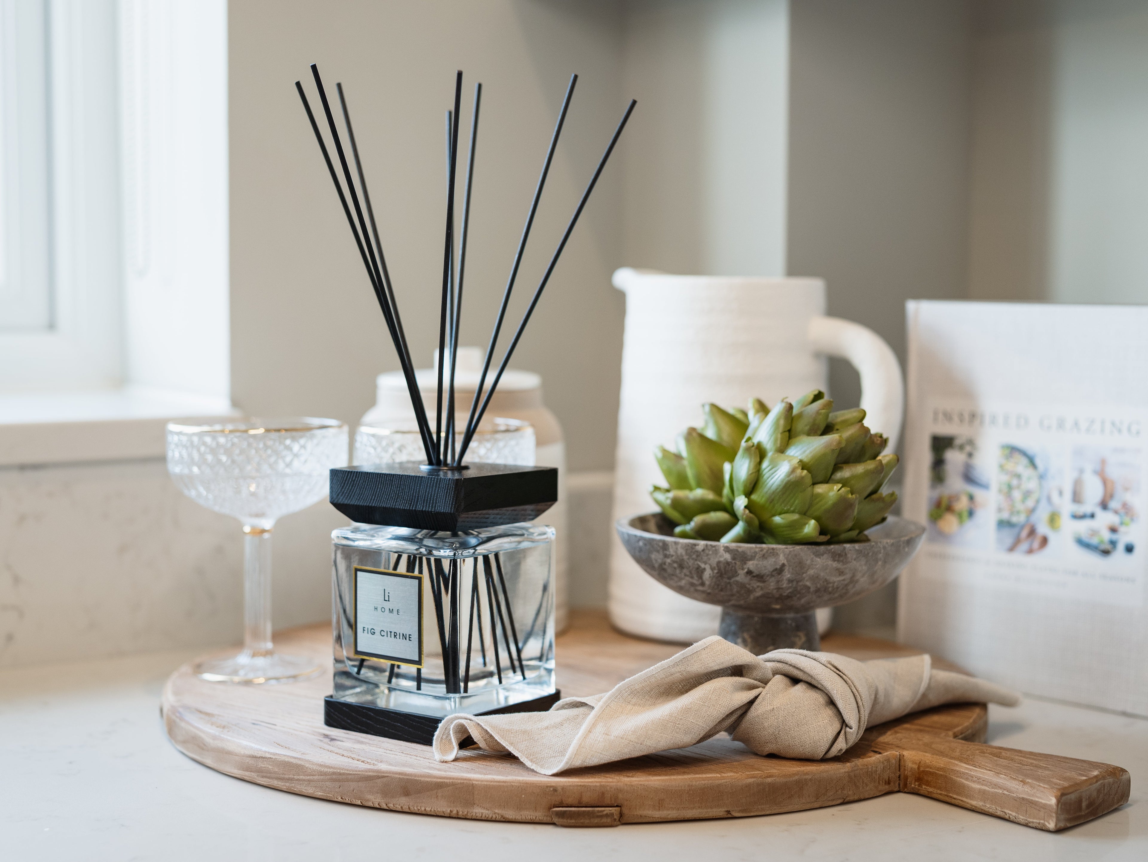 Luxury Square Diffuser - Fig Citrine - Miola