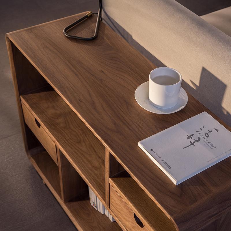 Franco Side Table, Side Storage, Oak - Miola
