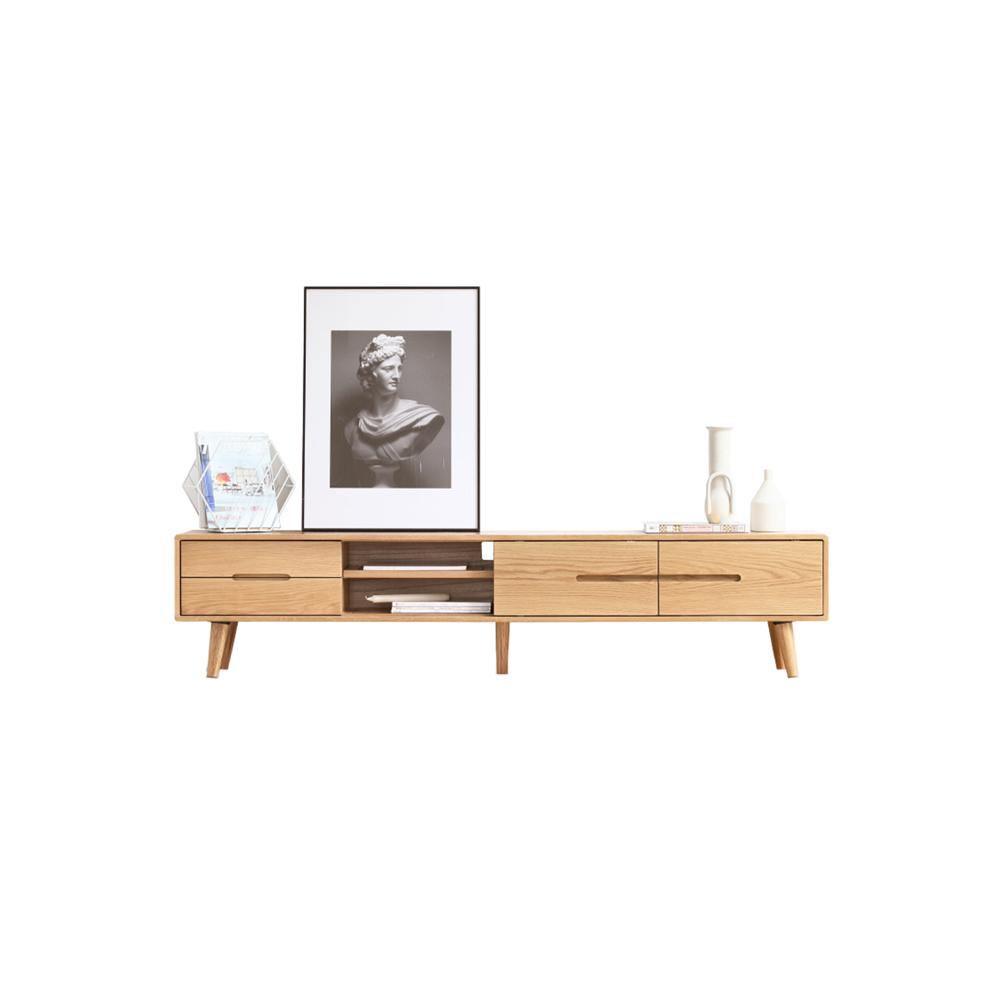 Freddie TV Stand, Ash - Miola