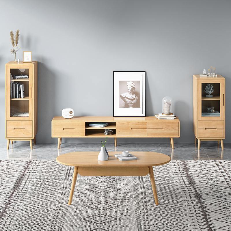 Freddie TV Stand, Ash - Miola