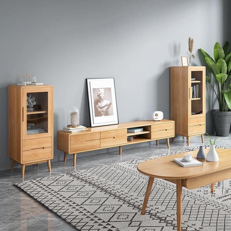 Freddie TV Stand, Ash - Miola