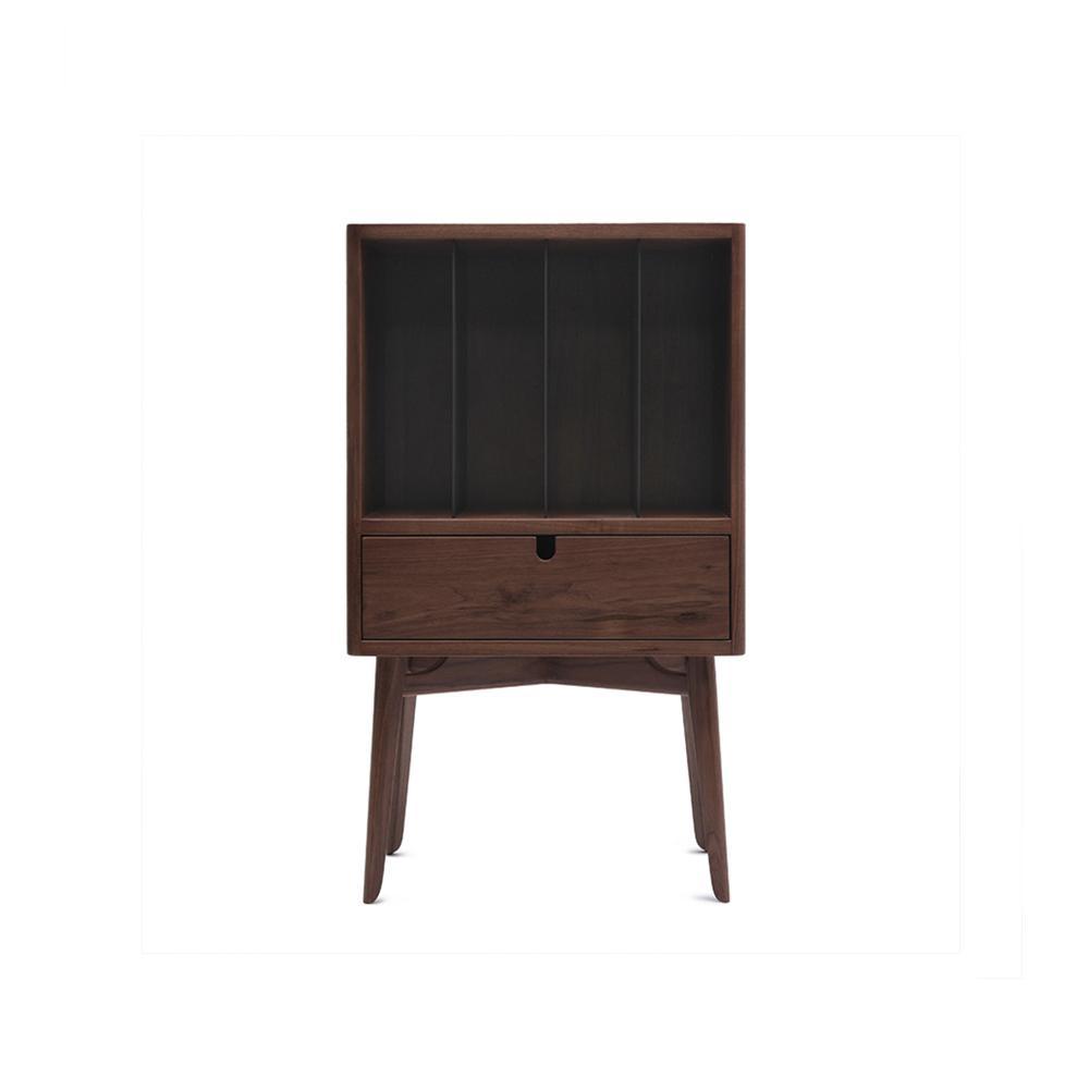 FU28 Bedside Table, Dark Oak - Miola