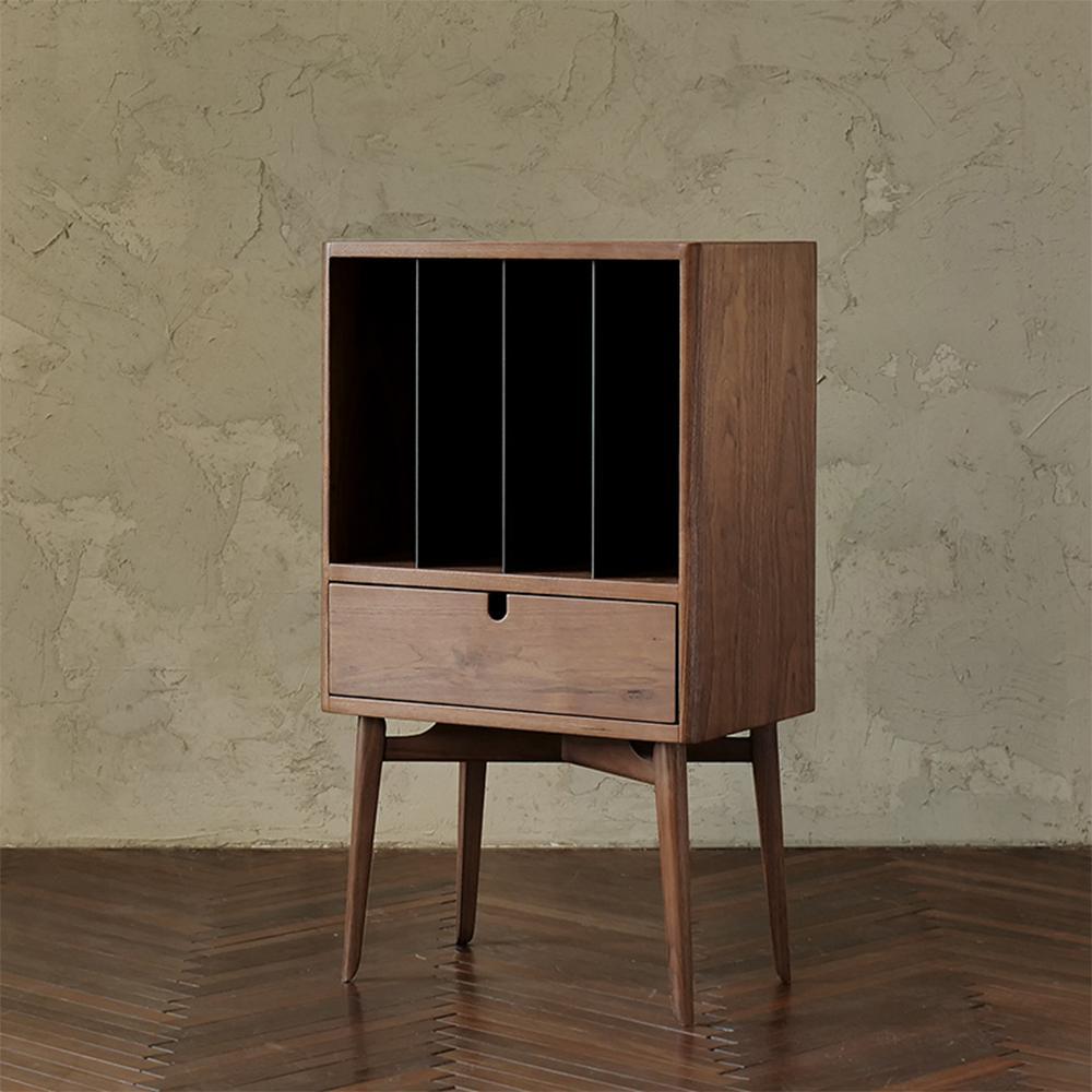 FU28 Bedside Table, Dark Oak - Miola
