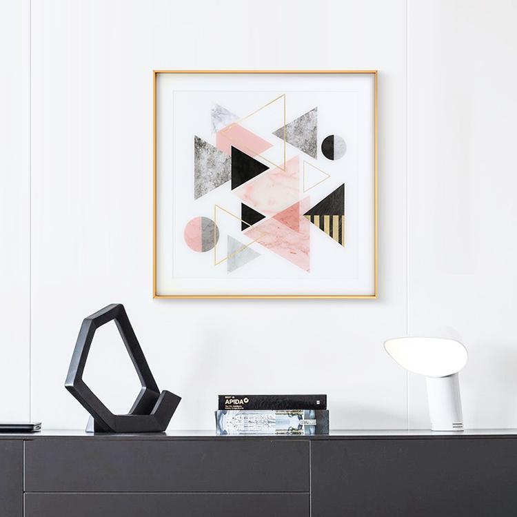 Future Framed Wall Art Print 70*70cm - Miola