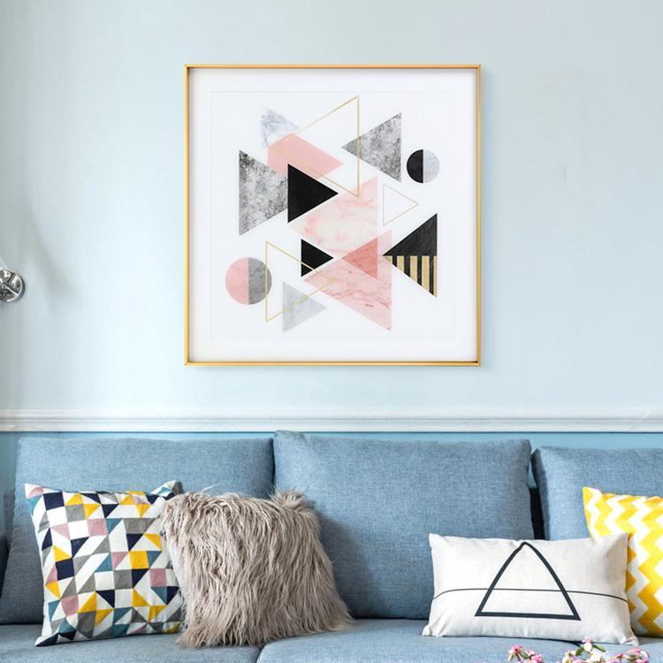 Future Framed Wall Art Print 70*70cm - Miola