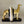 Load image into Gallery viewer, Gold &amp; Black Greyhound Decorative Bookends
