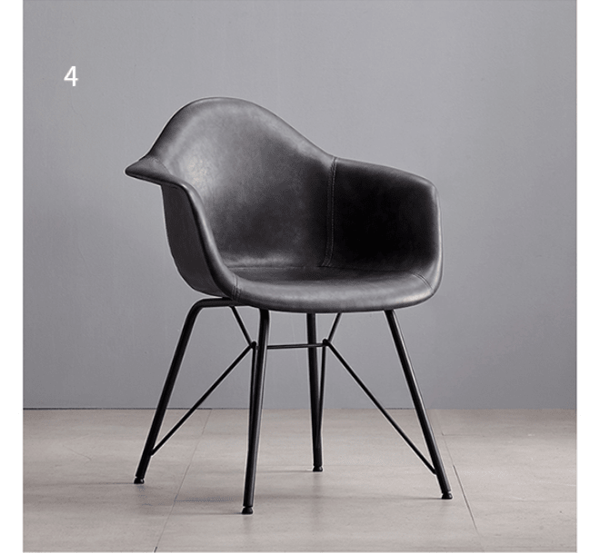Bobby Dining Chair, Distressed Leather - Miola