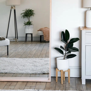 Natural Oak Rectangle Mirror