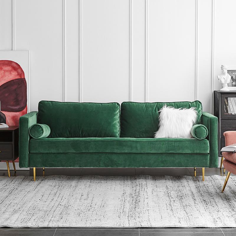 Hanoi Two Seater Sofa, Velvet - Miola