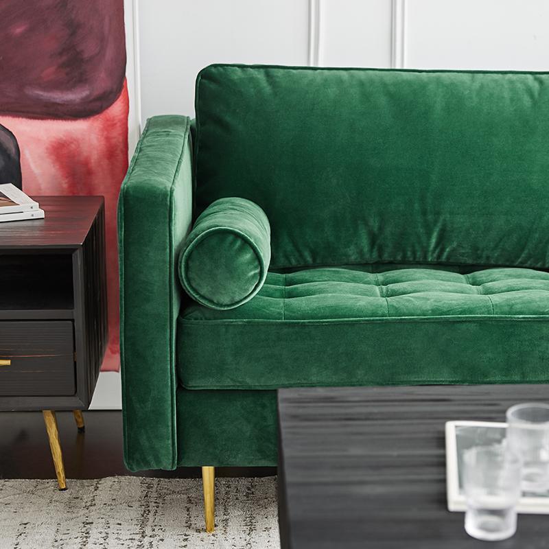 Hanoi Two Seater Sofa, Velvet - Miola
