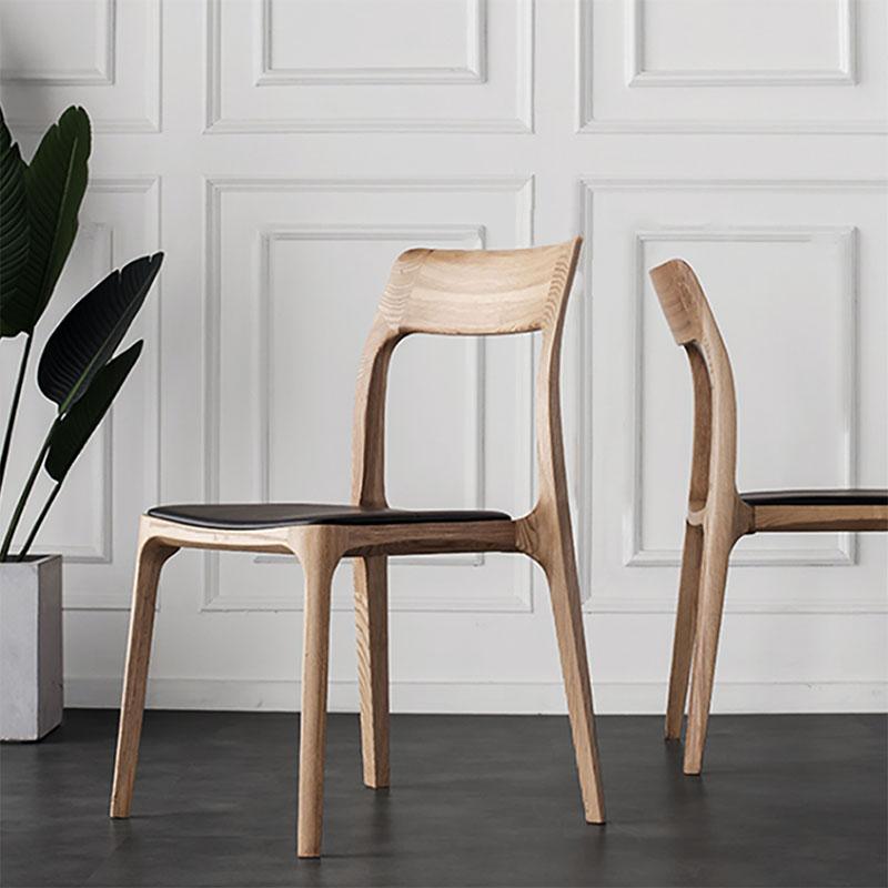 Hans CH3 Dining Chairs, Dark Oak/Light Oak - Miola