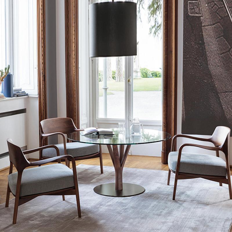Hans Wegner Inspired Armchair, Dark Oak - Miola