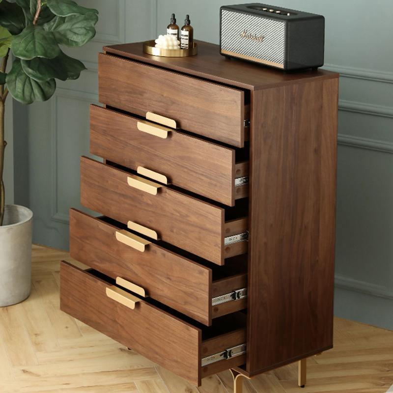 Hedra Chests Of Drawers, Walnut - Miola