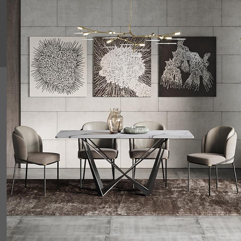 Helix Dining Table Set, Sintered Stone - Miola