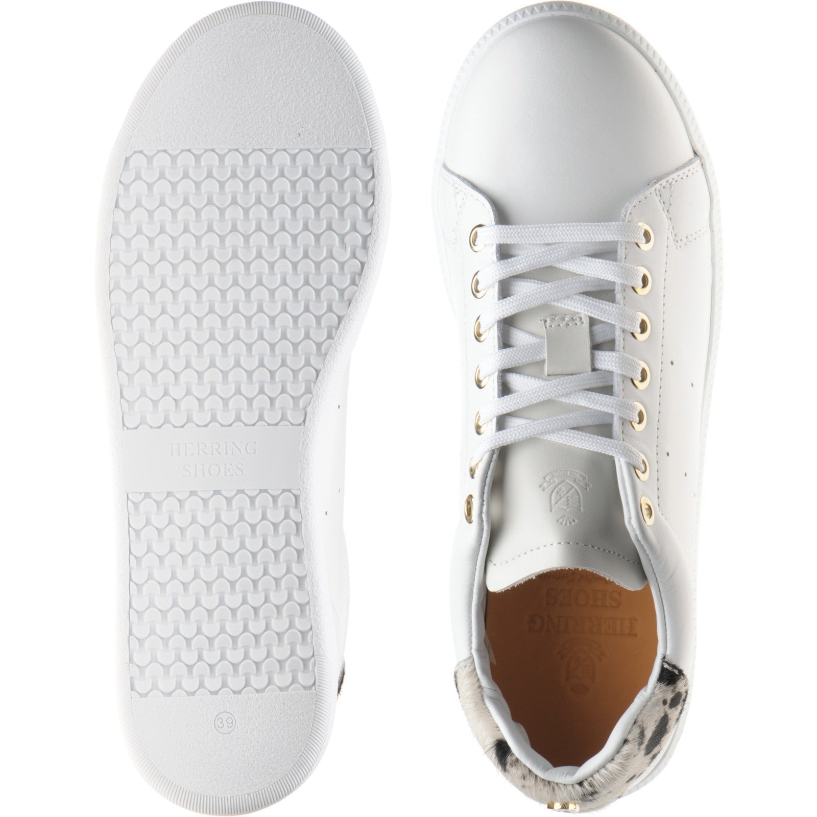 Herring Athena ladies rubber-soled in white