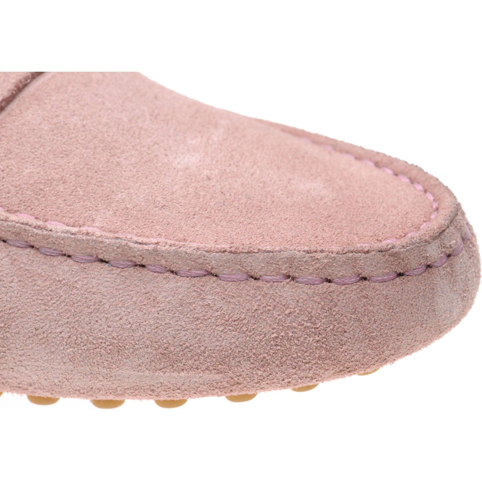 Herring Louisa ladies rubber-soled driving moccasins in ice pink
