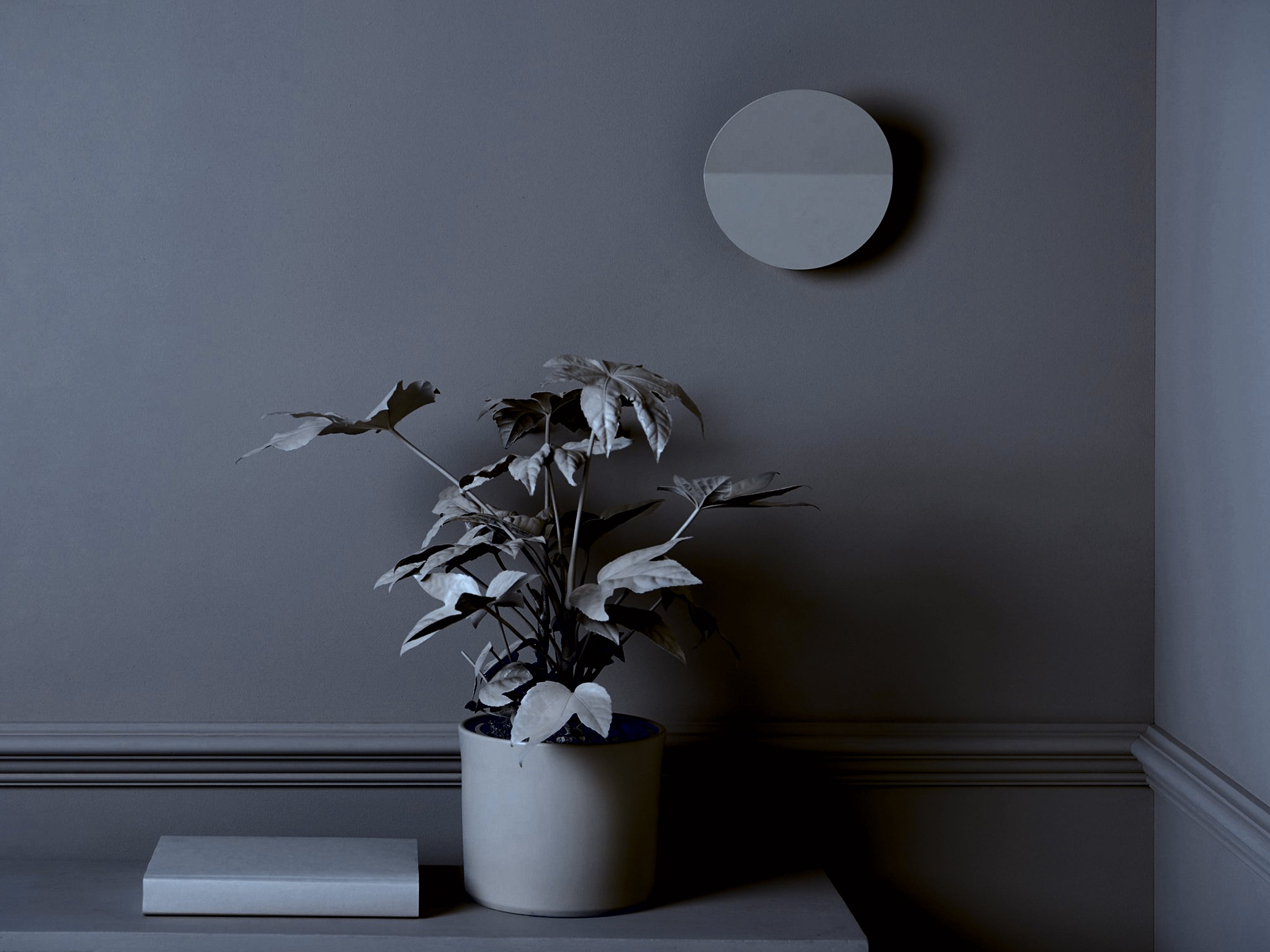 Charcoal Grey Diffuser Wall Light - Miola