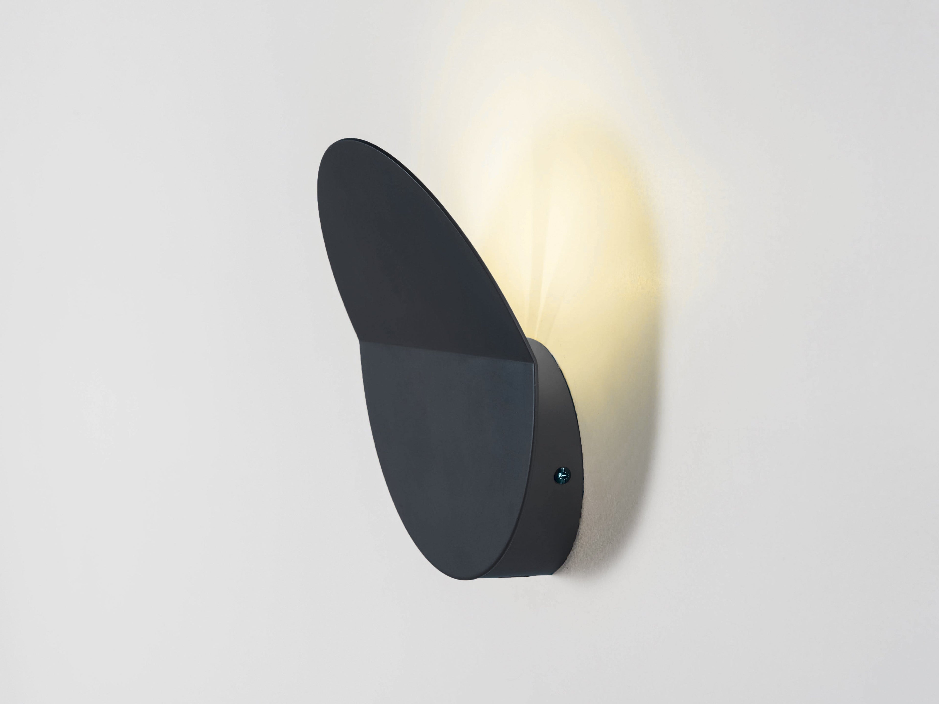 Charcoal Grey Diffuser Wall Light - Miola