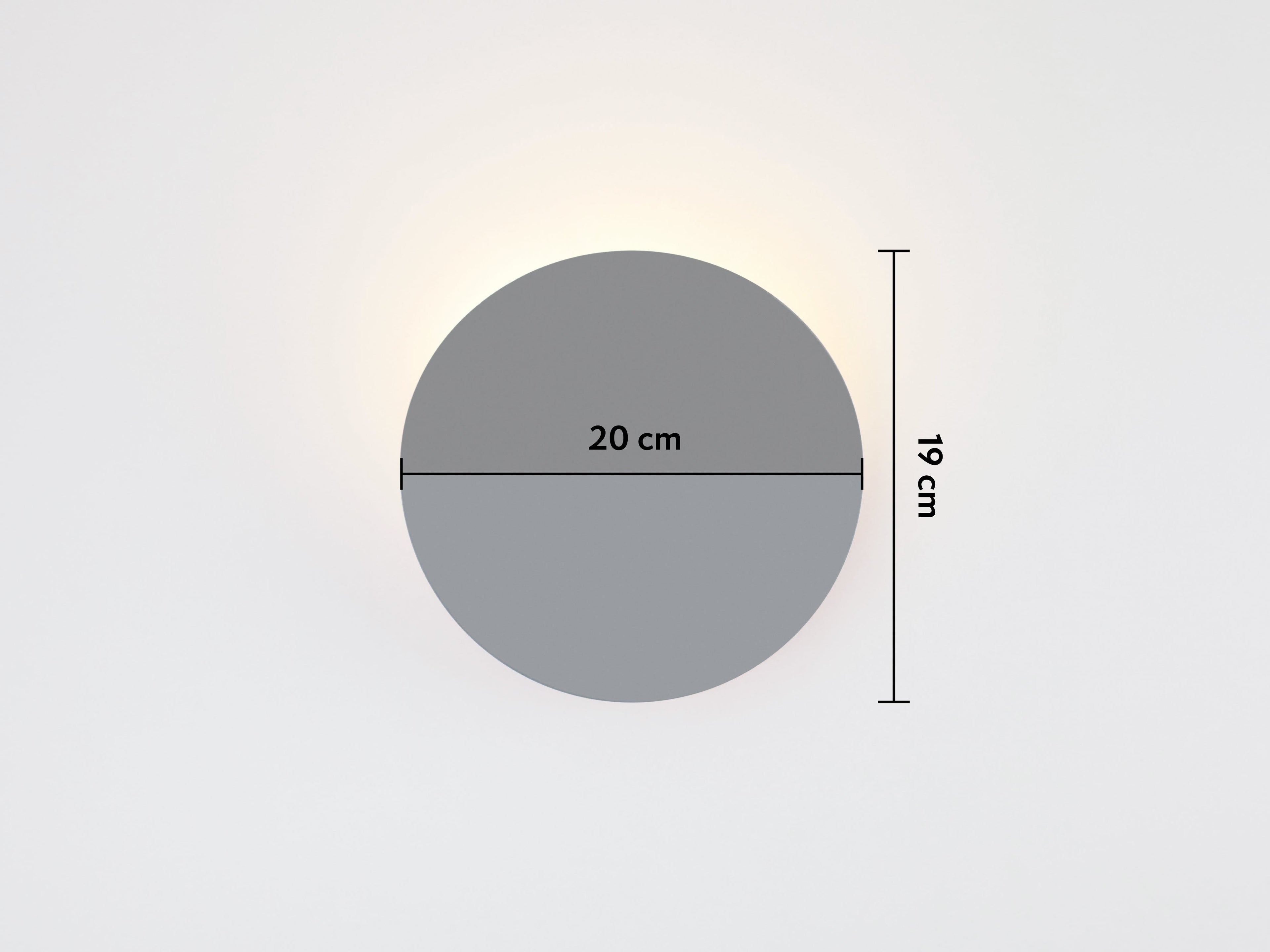 Charcoal Grey Diffuser Wall Light - Miola