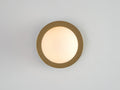 Brass Opal Disk Wall Light - Miola