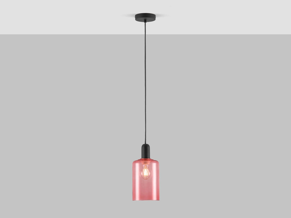 Charcoal grey ceiling pendant fitting - Miola