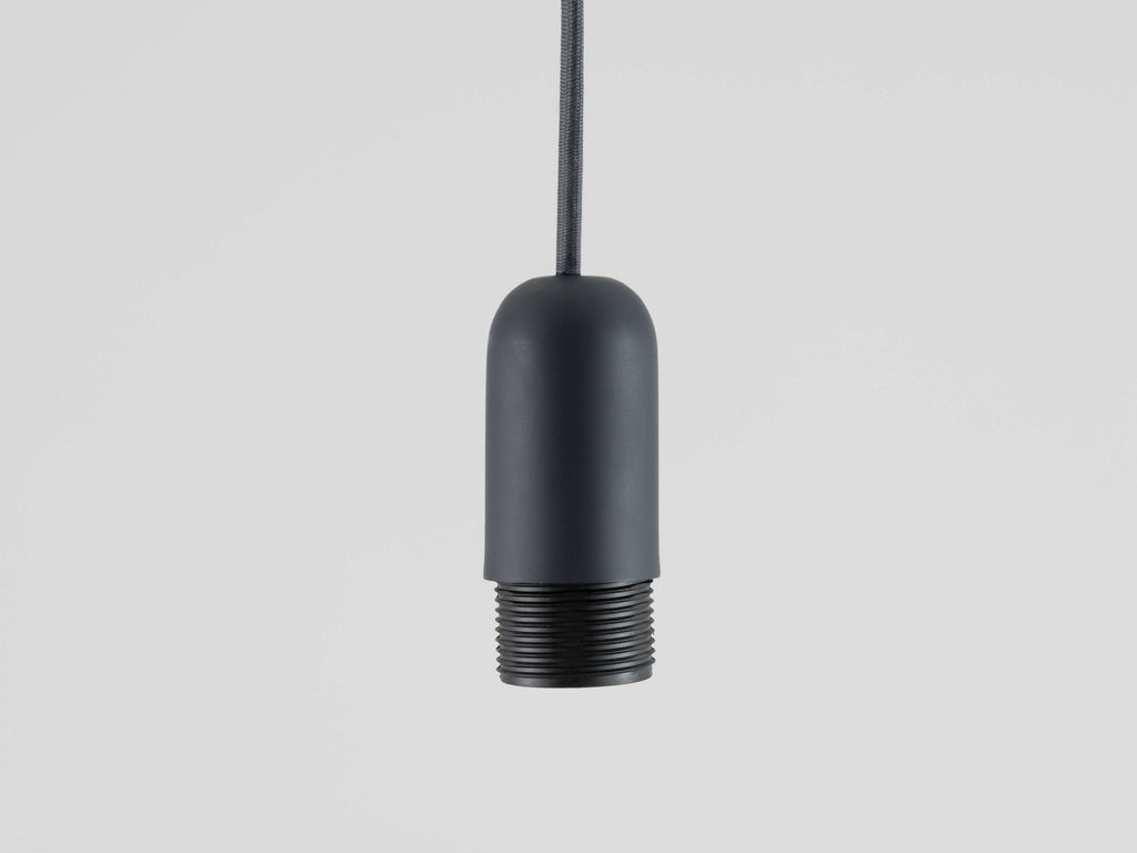 Charcoal grey ceiling pendant fitting - Miola