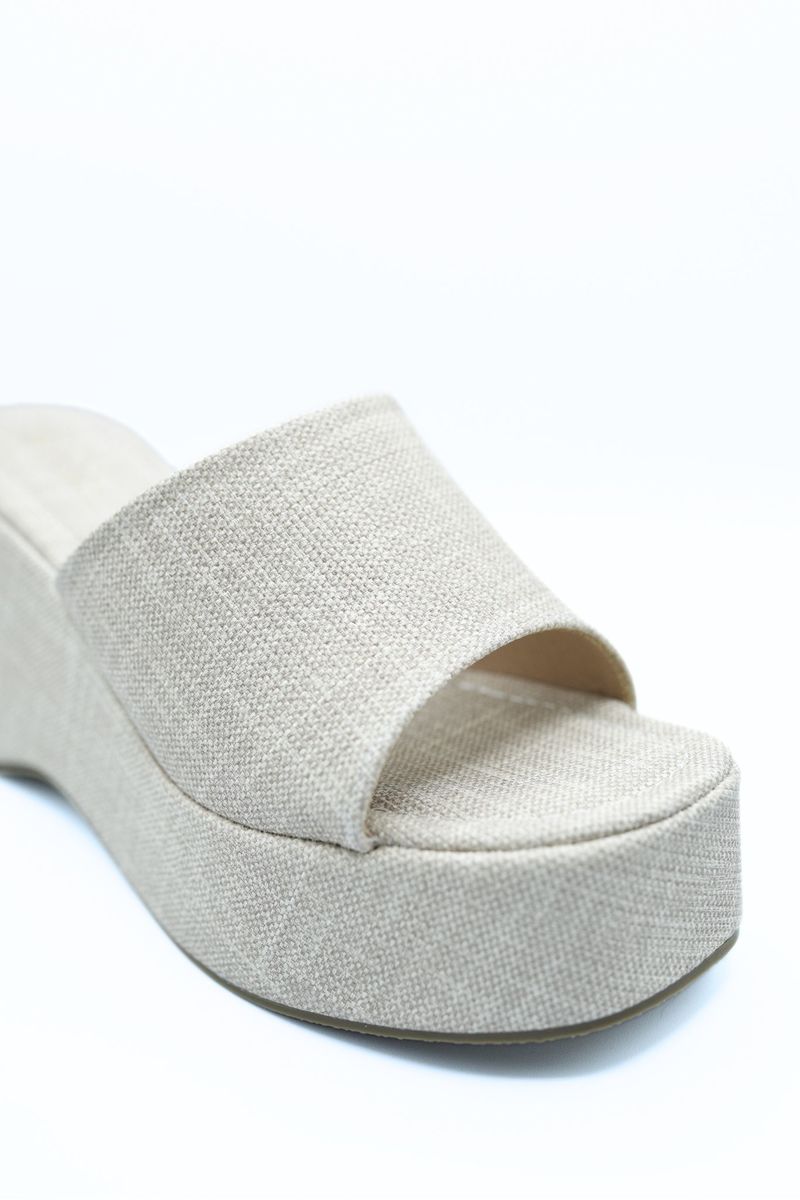 Slip On Wedge Heel Sandal